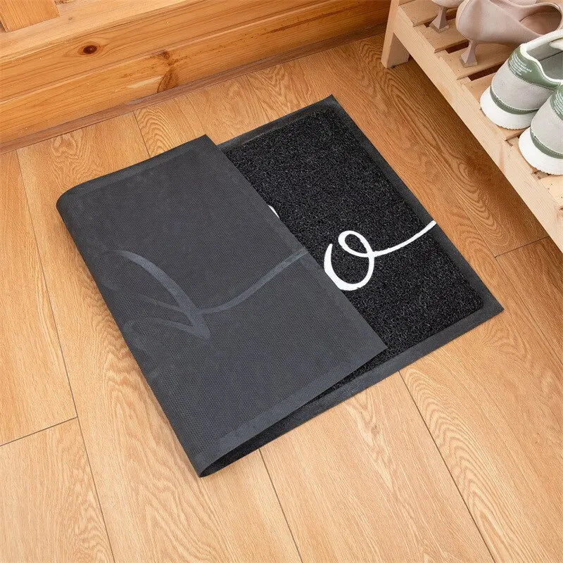 Tapis d'entrée absorbant gris